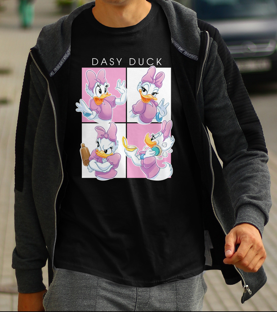 Daisy Duck Four Expressions Pink Outfit Series T-Shirt