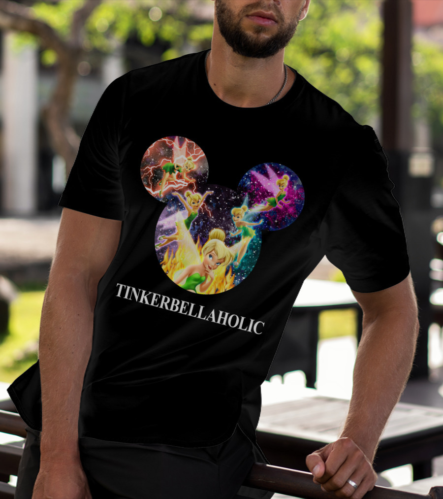 Tinkerbellaholic Tinkerbell Fantasy Galaxy Aura T-Shirt