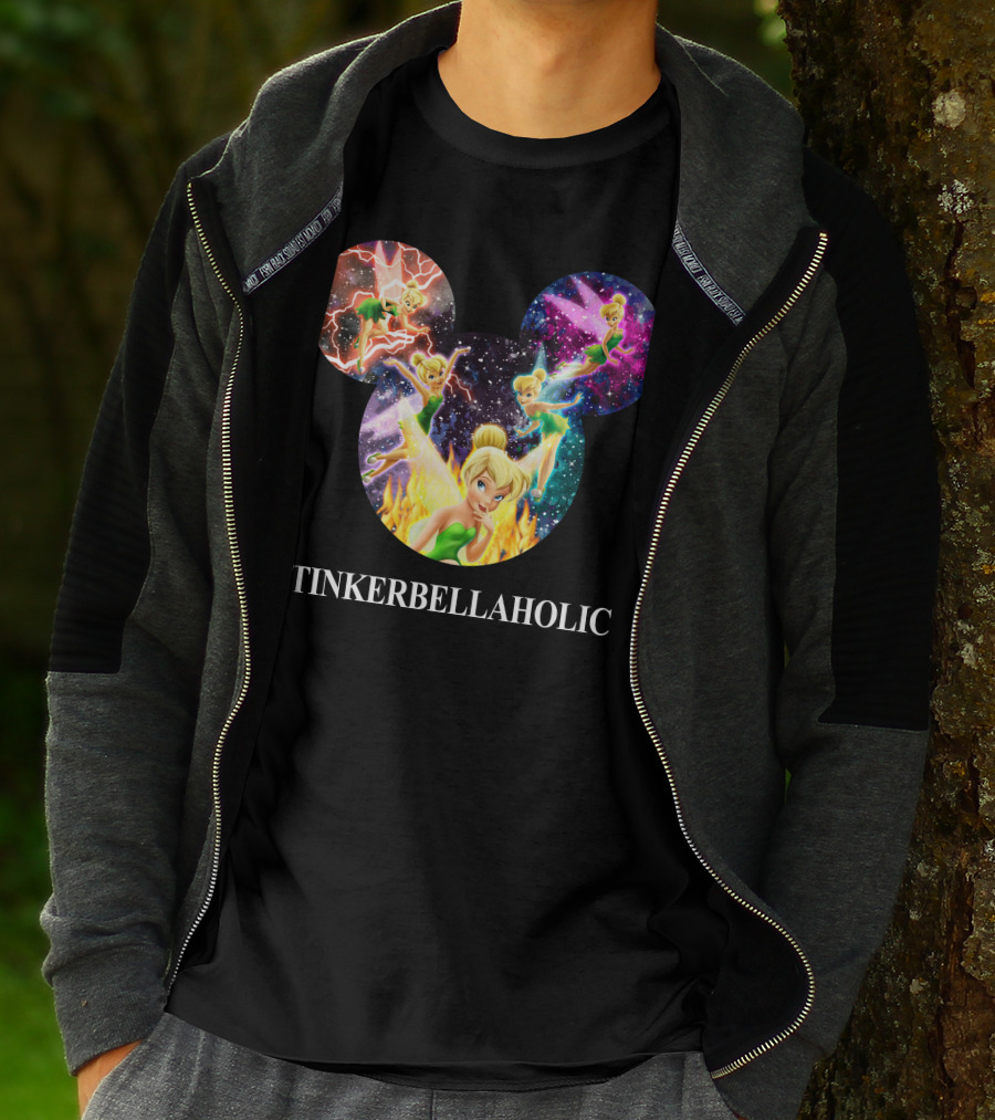 Tinkerbellaholic Tinkerbell Fantasy Galaxy Aura T-Shirt