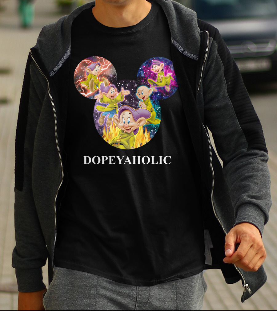 Dopeyaholic Mickey Mouse Ears Multiverse Dopey Wonderland T-Shirt