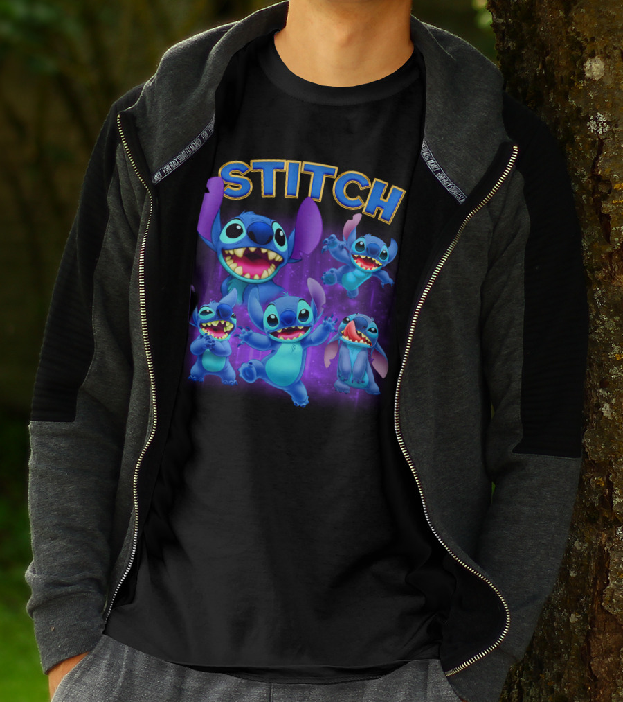 Stitch Lilo And Stitch Alien Character Expressions Collection T-Shirt