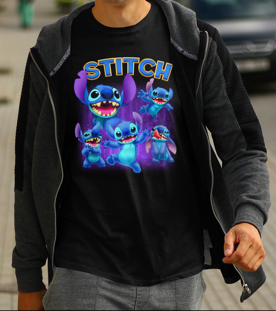 Stitch Lilo And Stitch Alien Character Expressions Collection T-Shirt