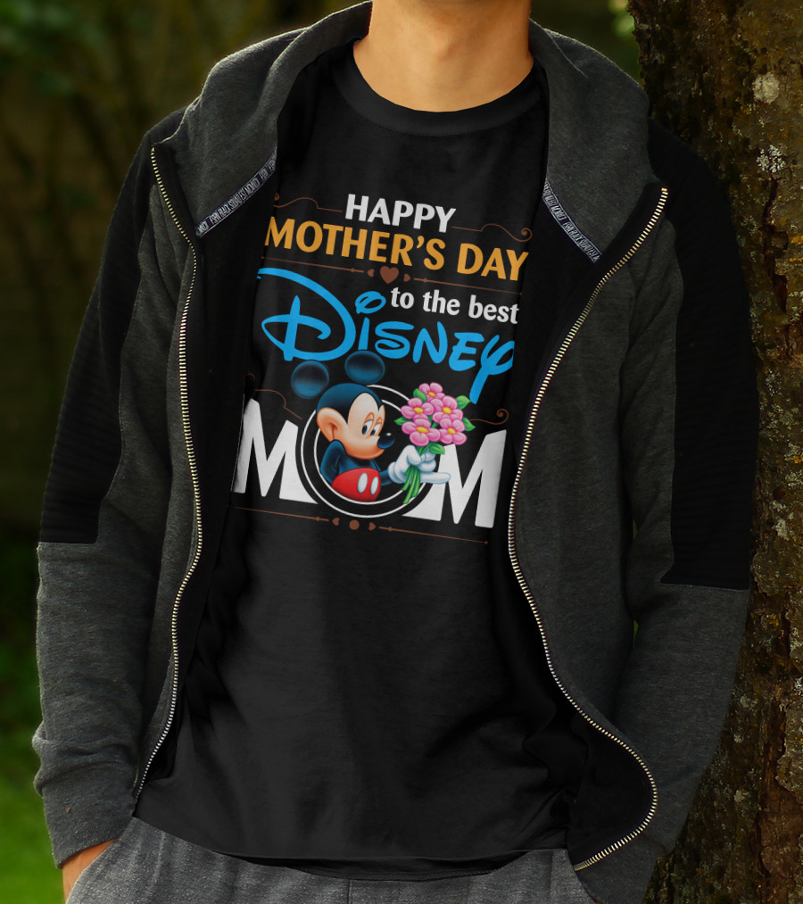Happy Mother's Day To The Best Disney Mom Mickey T-Shirt