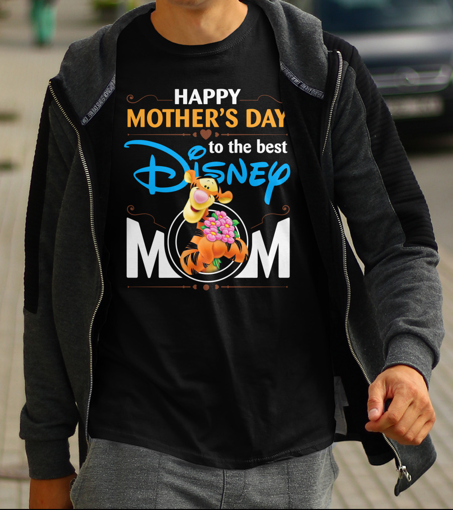 Happy Mother's Day To The Best Disney Mom Tigger T-Shirt