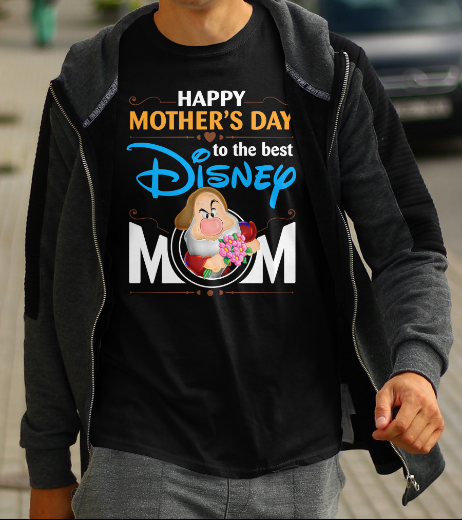 Happy Mother's Day To The Best Disney Mom Grumpy T-Shirt