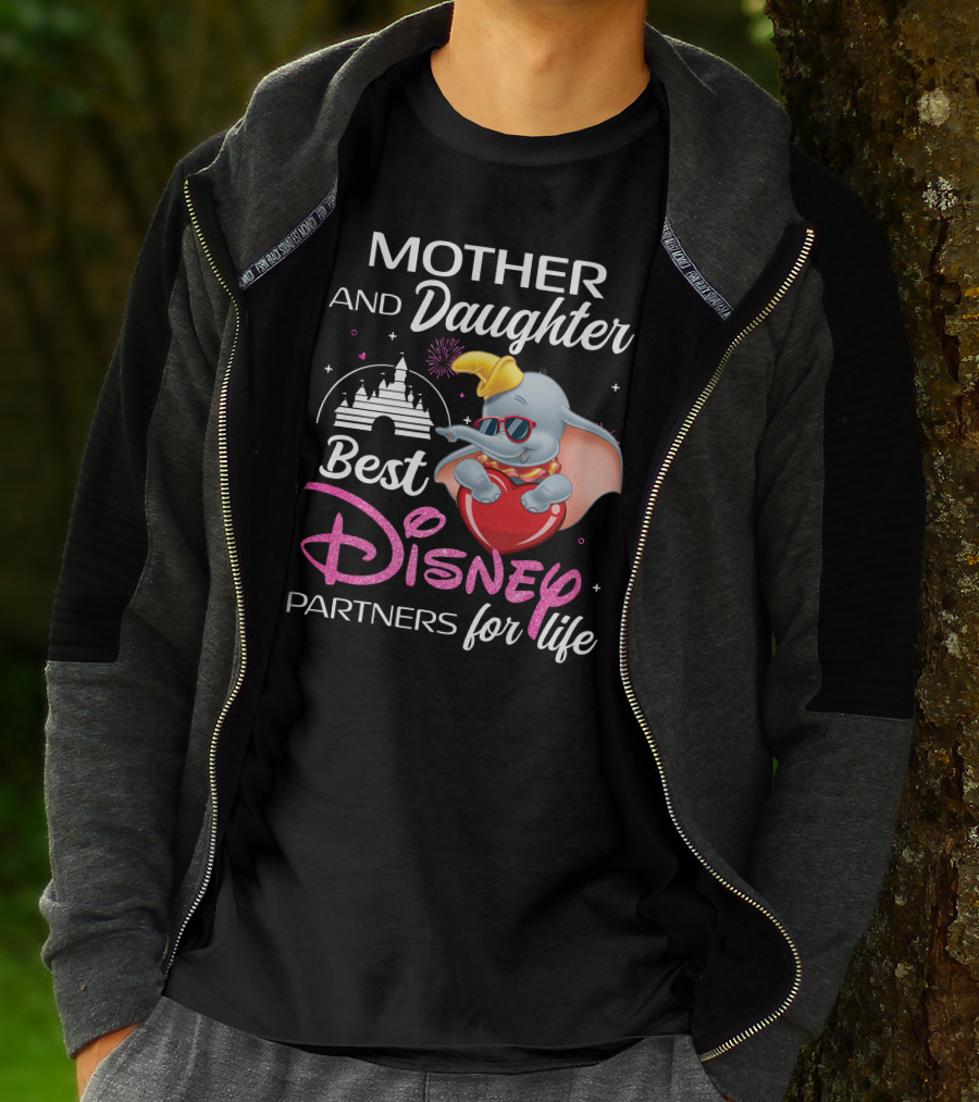 Mother And Daughter Best Disney Partners For Life Dumbo T-Shirt