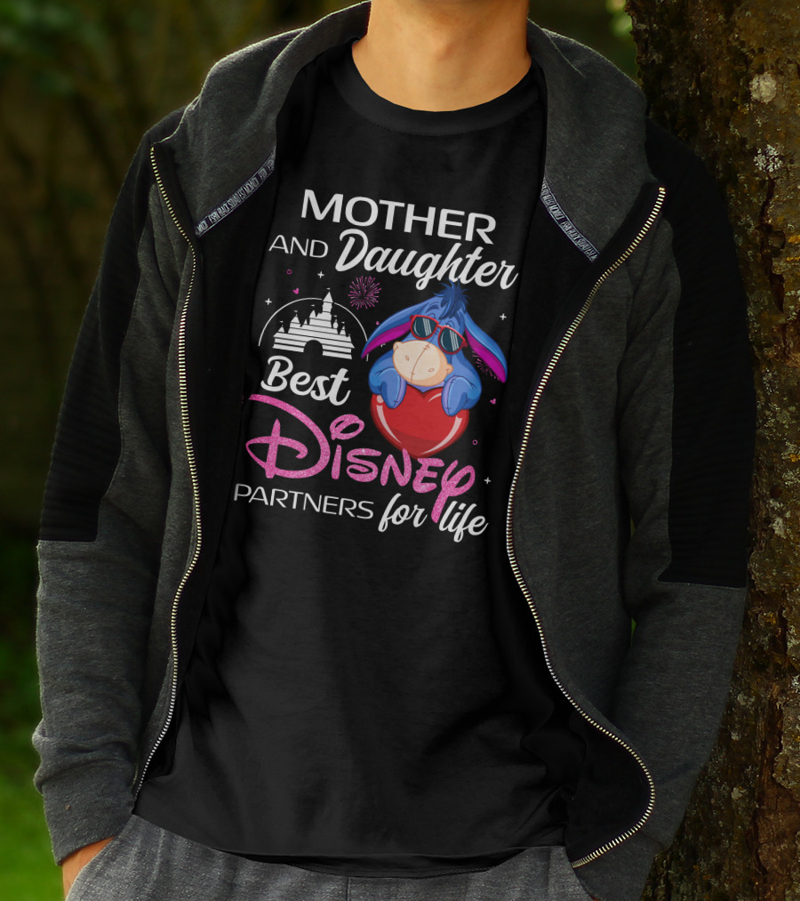 Mother And Daughter Best Disney Partners For Life Eeyore T-Shirt