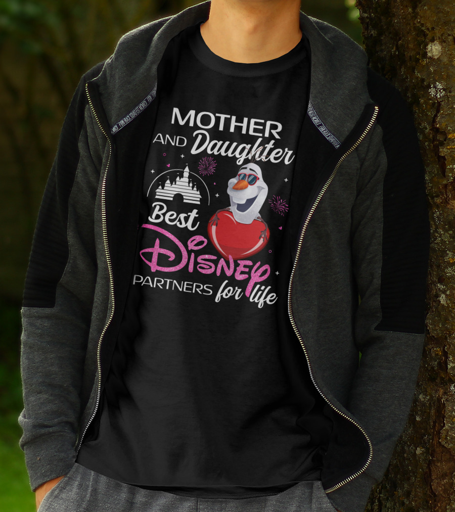 Mother And Daughter Best Disney Partners For Life Olaf T-Shirt