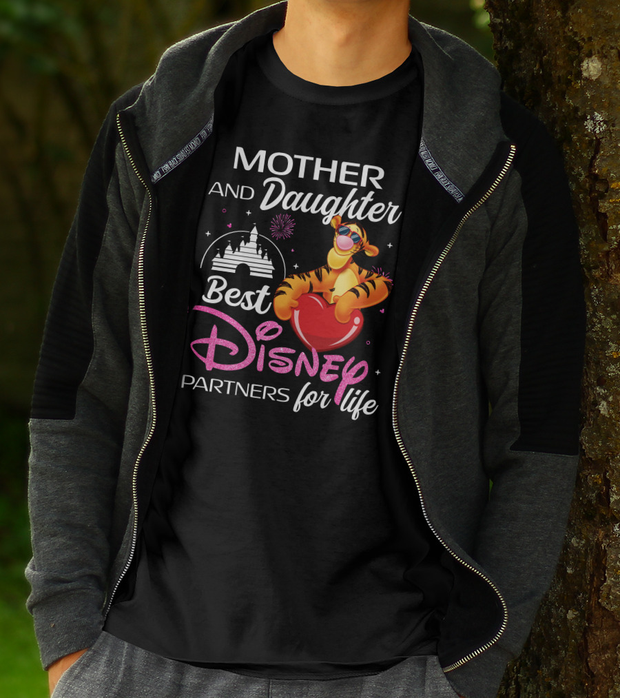 Mother And Daughter Best Disney Partners For Life Tigger T-Shirt