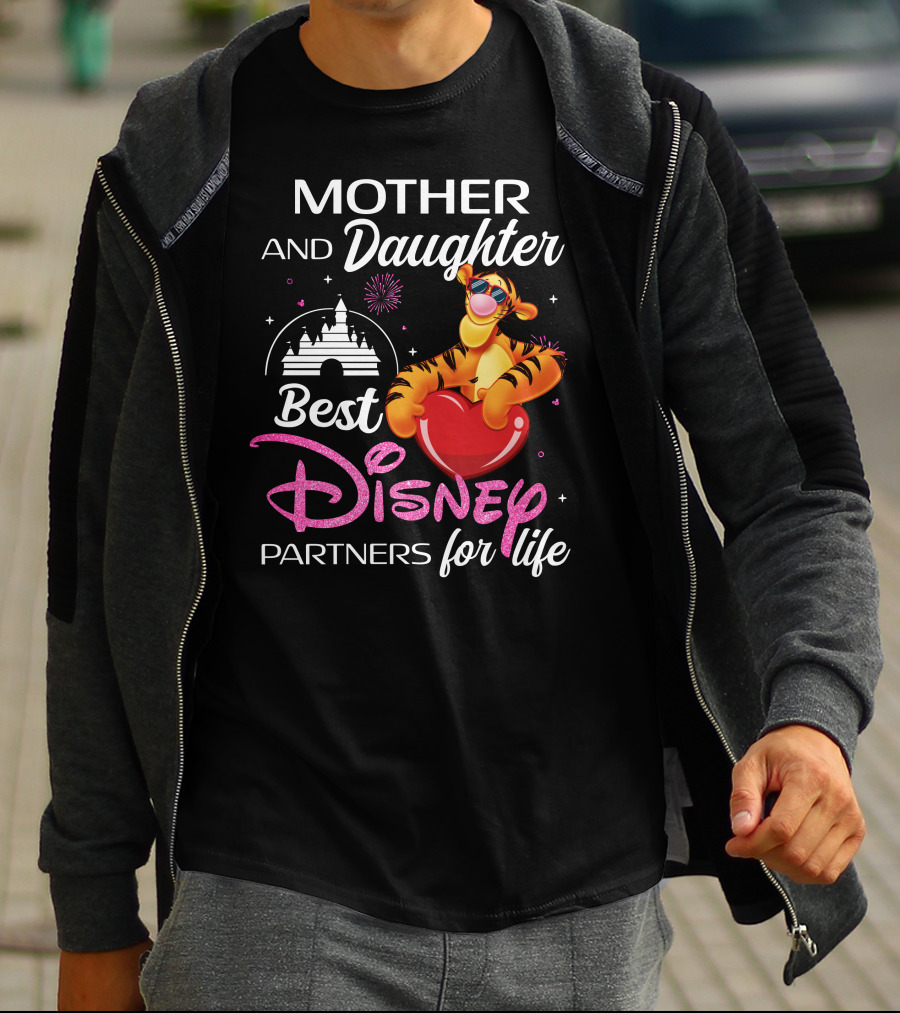Mother And Daughter Best Disney Partners For Life Tigger T-Shirt