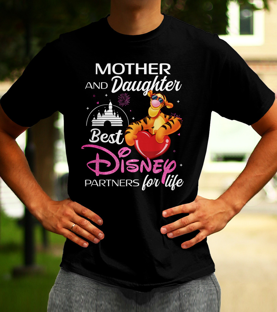 Mother And Daughter Best Disney Partners For Life Tigger T-Shirt