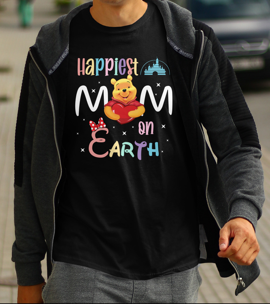 Happiest Mom On Earth Pooh T-Shirt