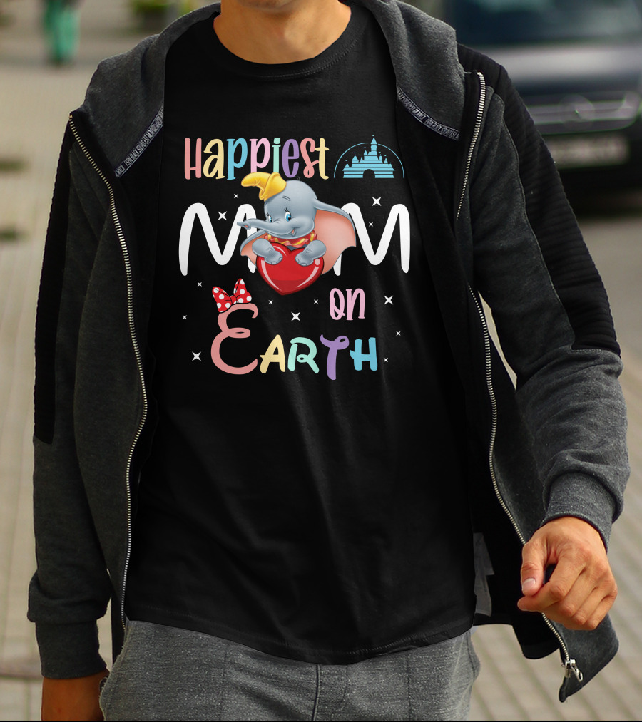 Happiest Mom On Earth Dumbo T-Shirt