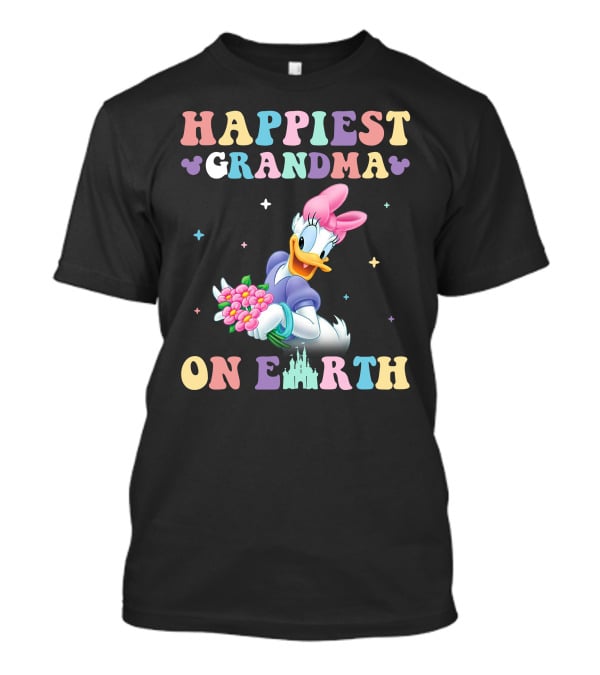 Happiest Grandma On Earth Daisy Duck Disney T-Shirt