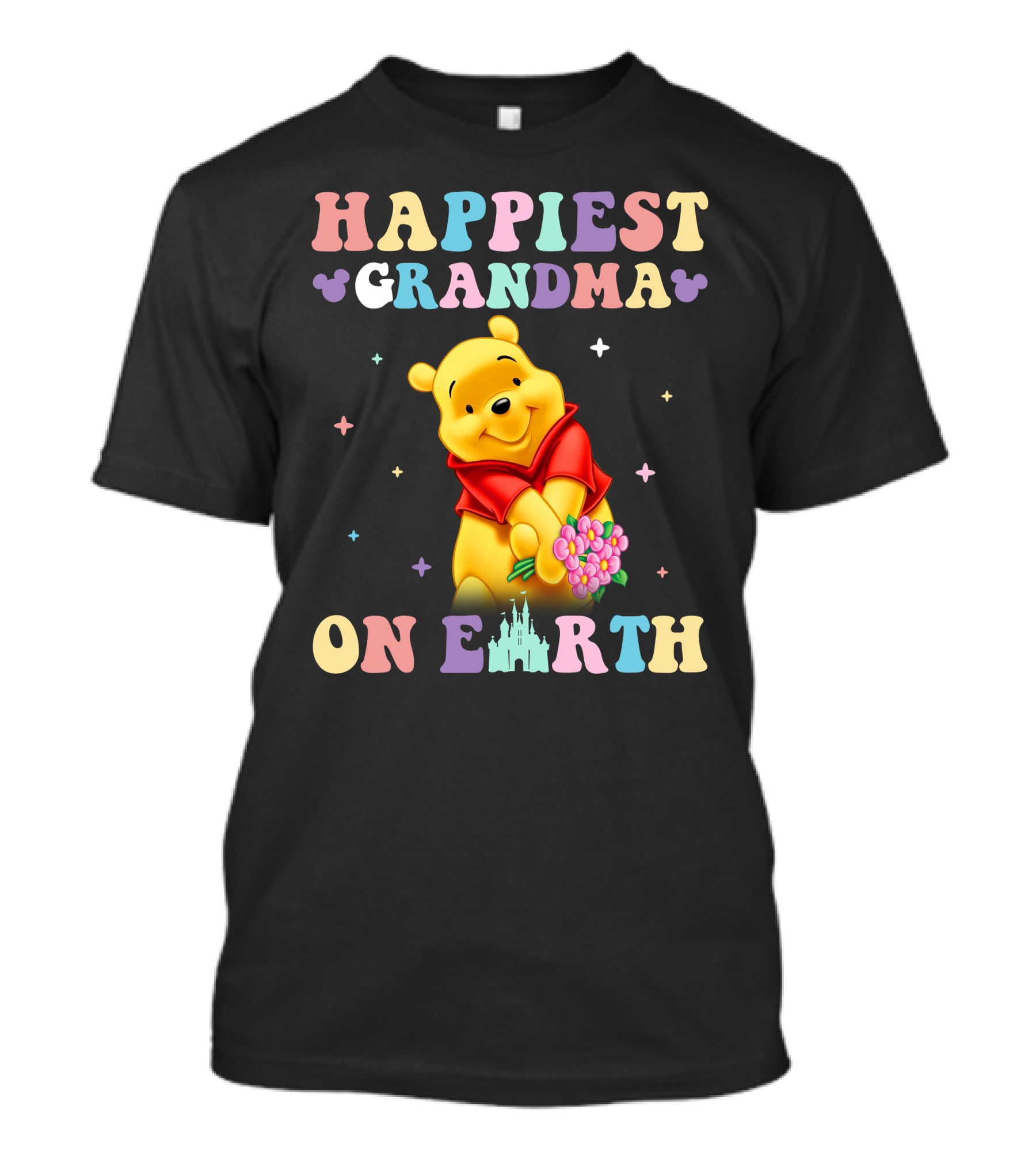 Happiest Grandma On Earth Winnie The Pooh Disney T-Shirt