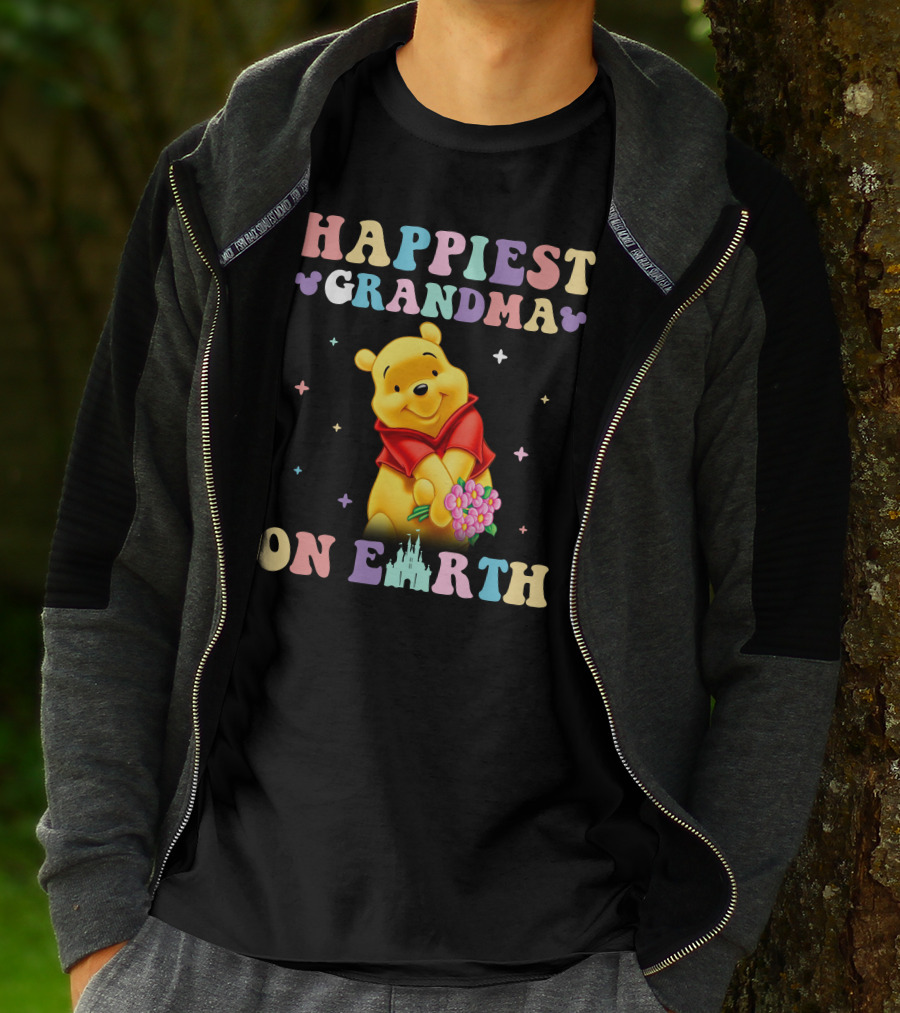 Happiest Grandma On Earth Winnie The Pooh Disney T-Shirt