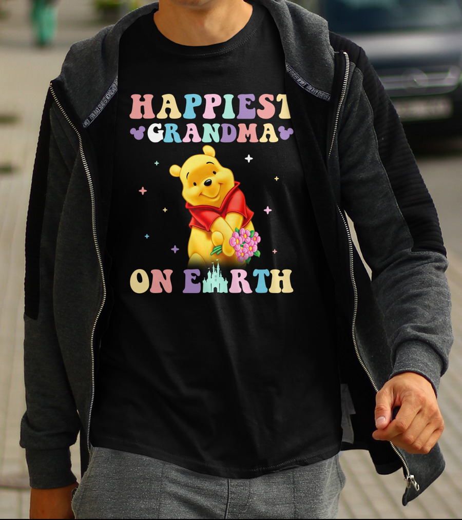 Happiest Grandma On Earth Winnie The Pooh Disney T-Shirt