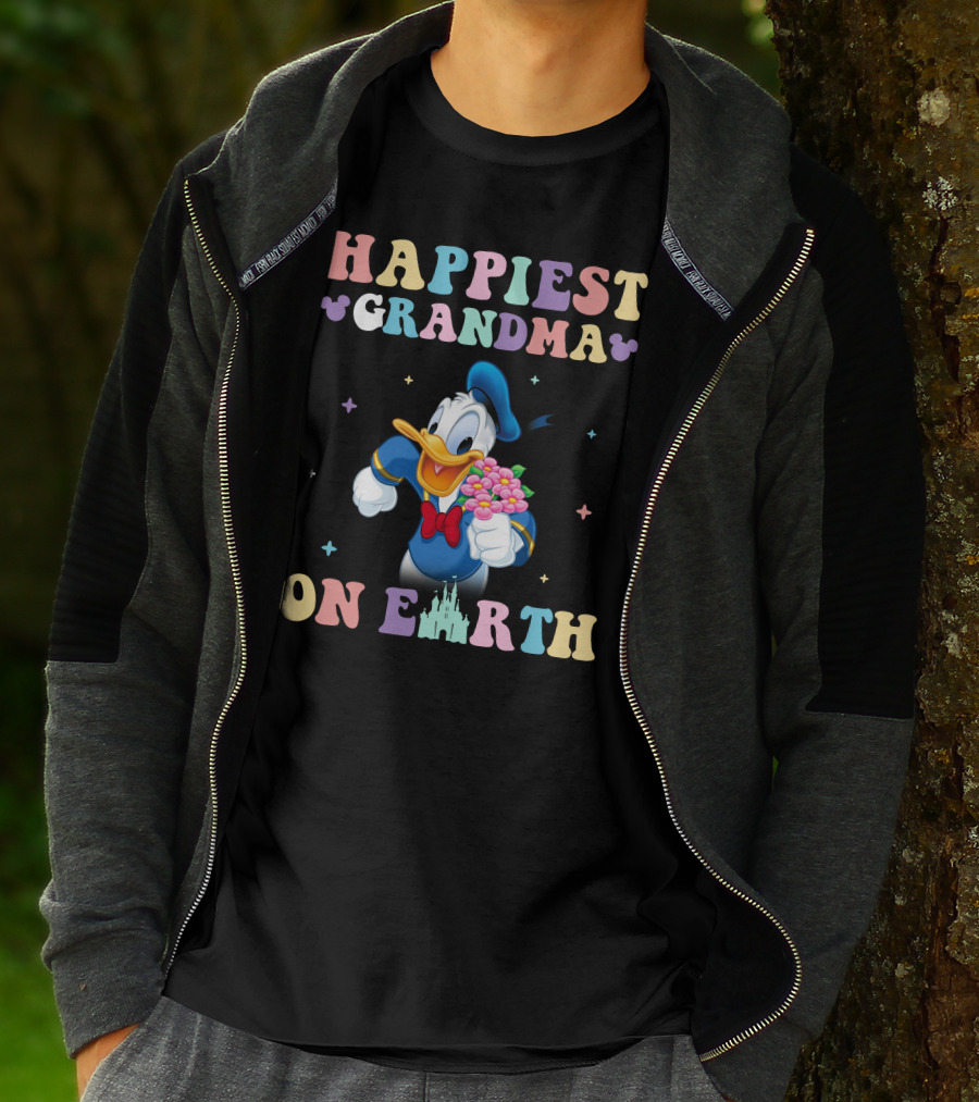 Happiest Grandma On Earth Donald T-Shirt