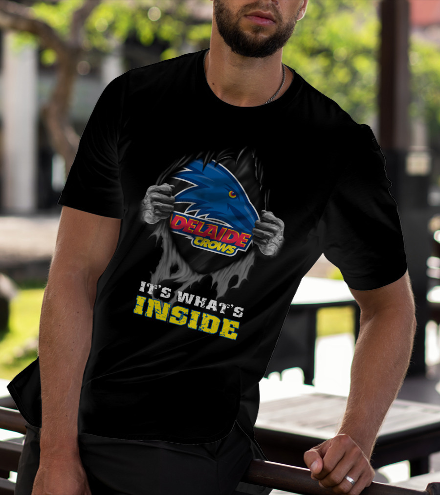 It's What's Inside Adelaide Crows Logo Burst T-Shirt