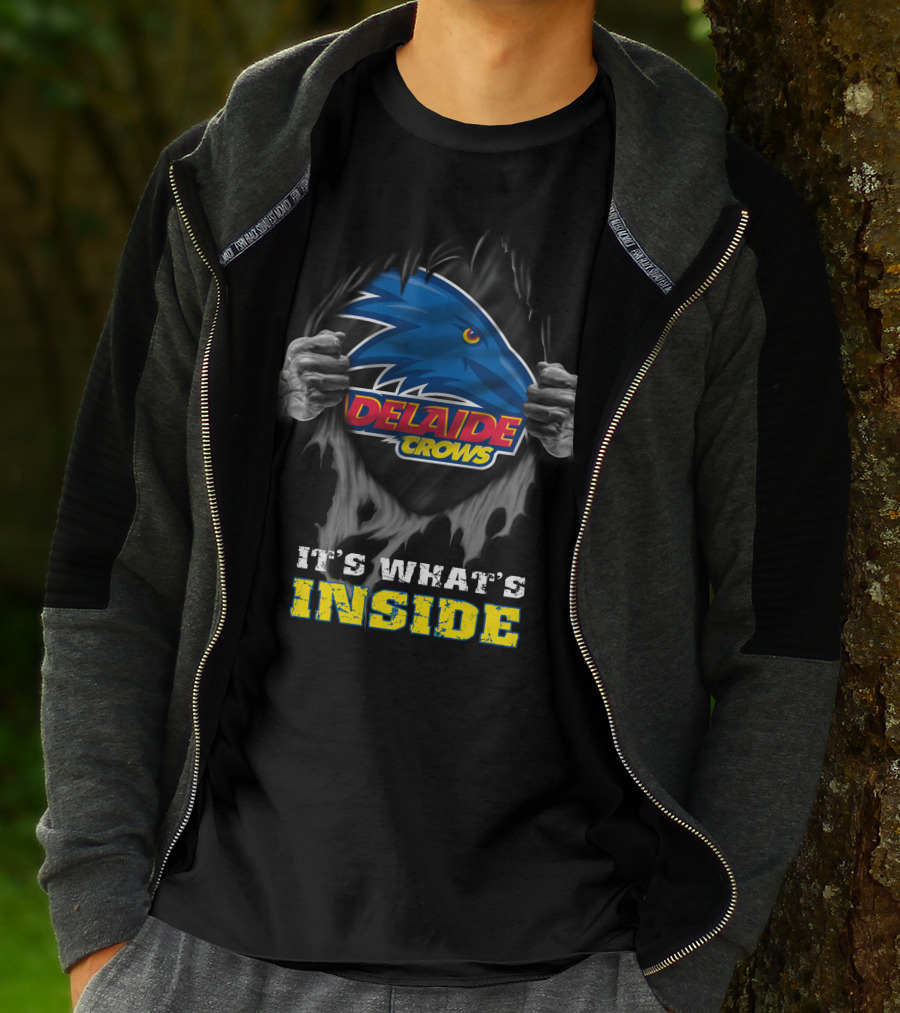 It's What's Inside Adelaide Crows Logo Burst T-Shirt