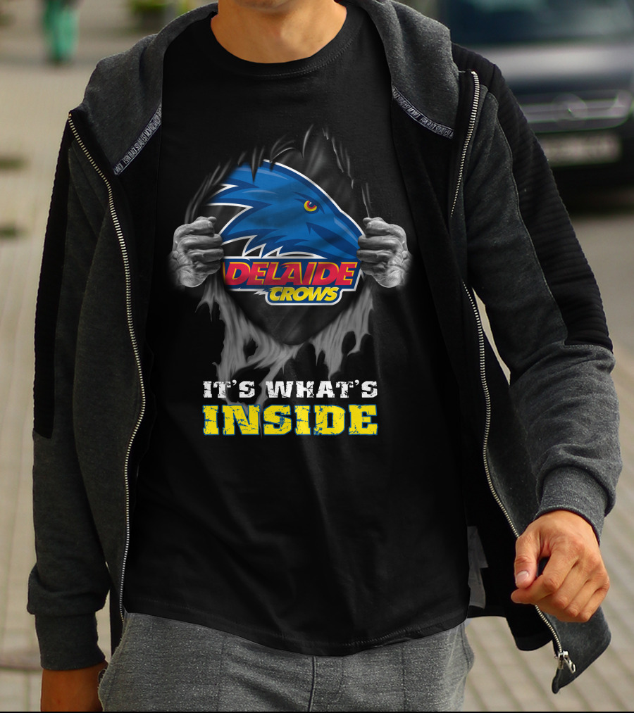 It's What's Inside Adelaide Crows Logo Burst T-Shirt