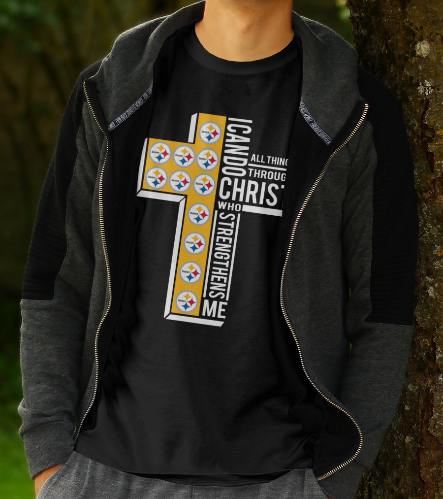 Steelers I Can Do All Things Through Christ Who Strengthens Me T-Shirt