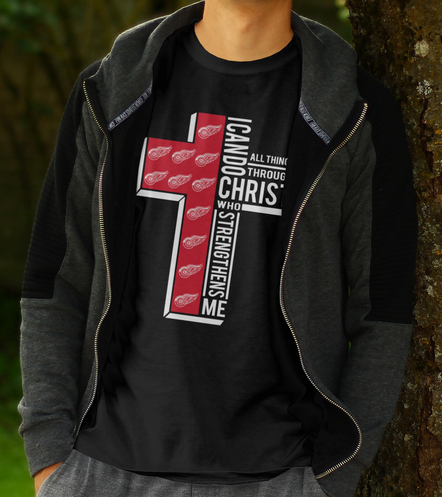 I Can Do All Things Through Christ Red Wings T-Shirt