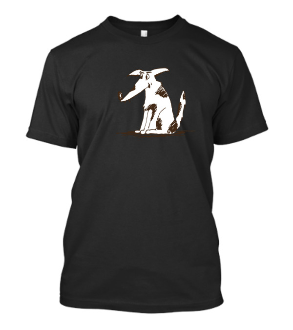 Louis The Dog Cartoon Drawing T-Shirt