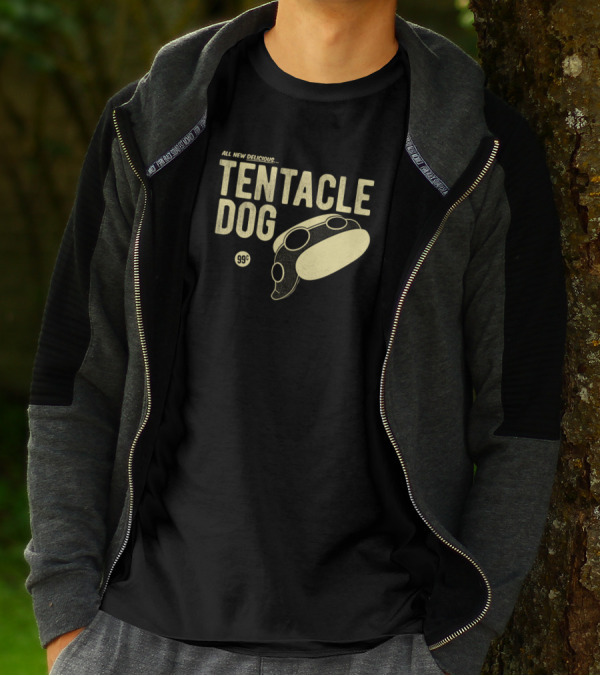All New Delicious Tentacle Dog 99¢ Tri Blend T-Shirt