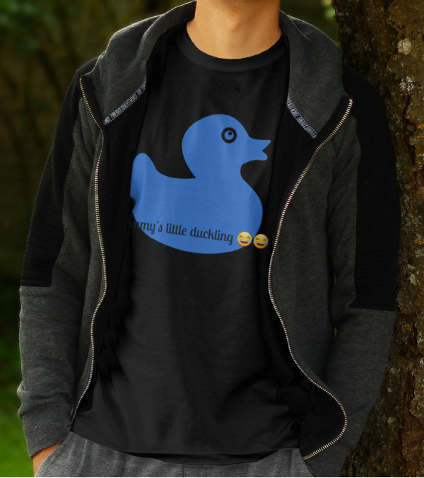Mommy's Little Duckling Emoji Smileys T-Shirt