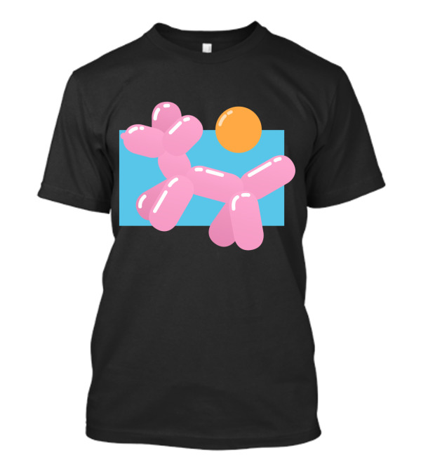 Balloon Dog Meets Summer Sunshine Playful Vibes T-Shirt