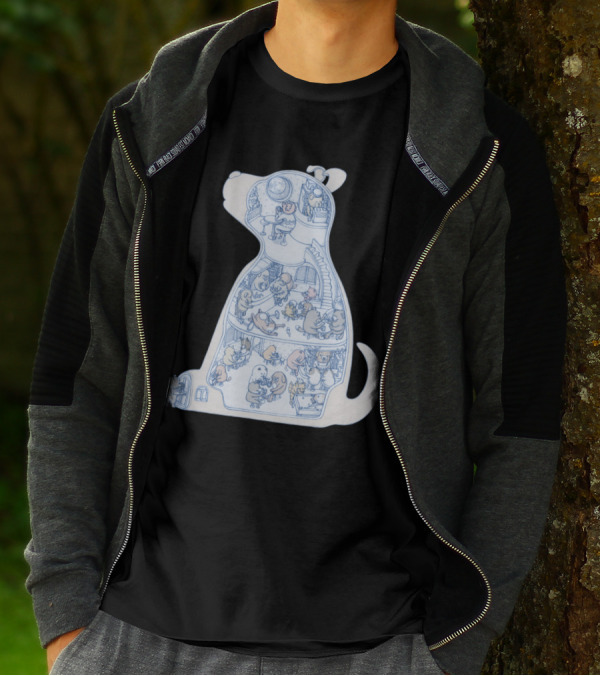 My Dog And Friends Cozy House Adventure With Cute Animal Companions T-Shirt