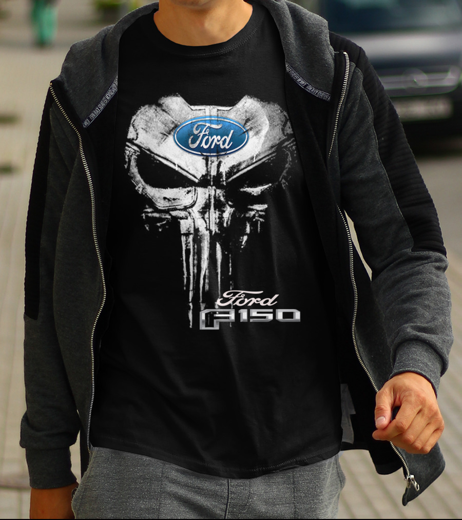 Ford F150 Punisher Skull T-Shirt