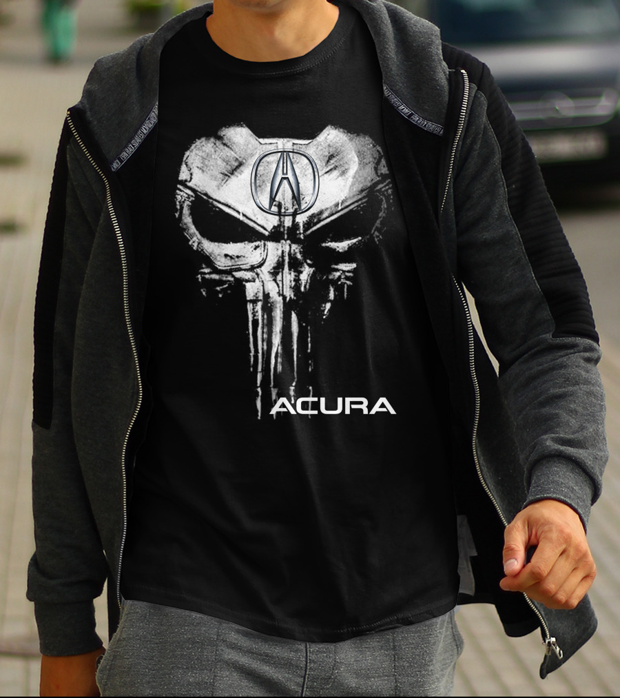 ACURA PUNISHER Skull Logo Fusion T-Shirt