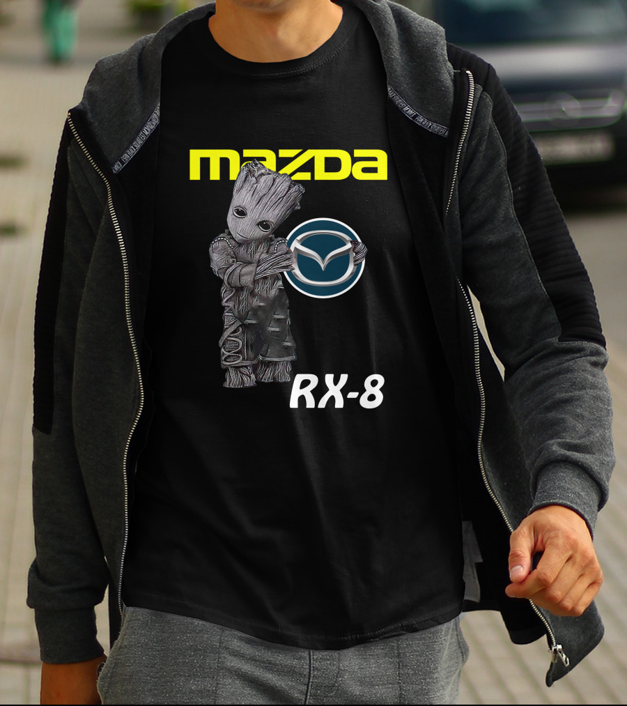 Mazda RX-8 Cute Tree Character Embrace T-Shirt