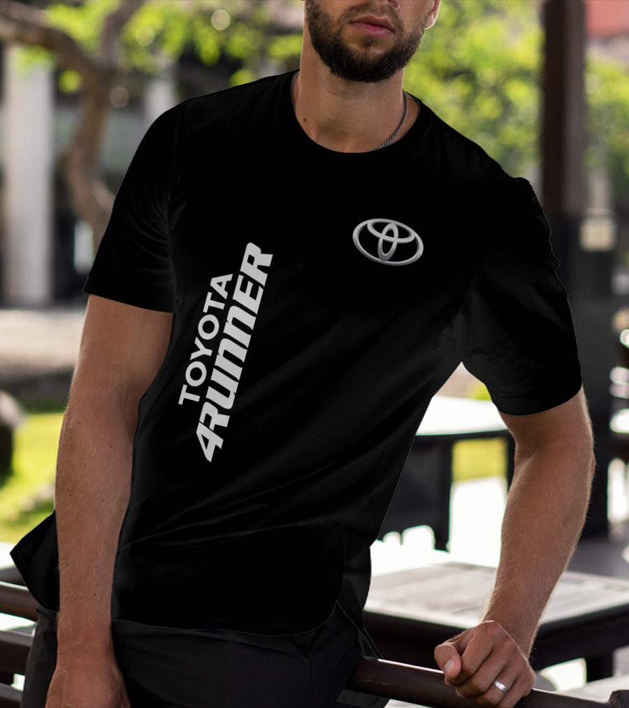 TOYOTA 4RUNNER Vertical Text With Toyota T-Shirt