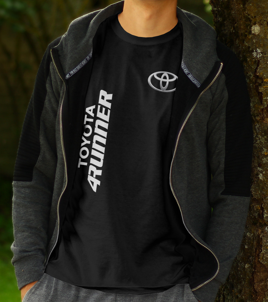 TOYOTA 4RUNNER Vertical Text With Toyota T-Shirt