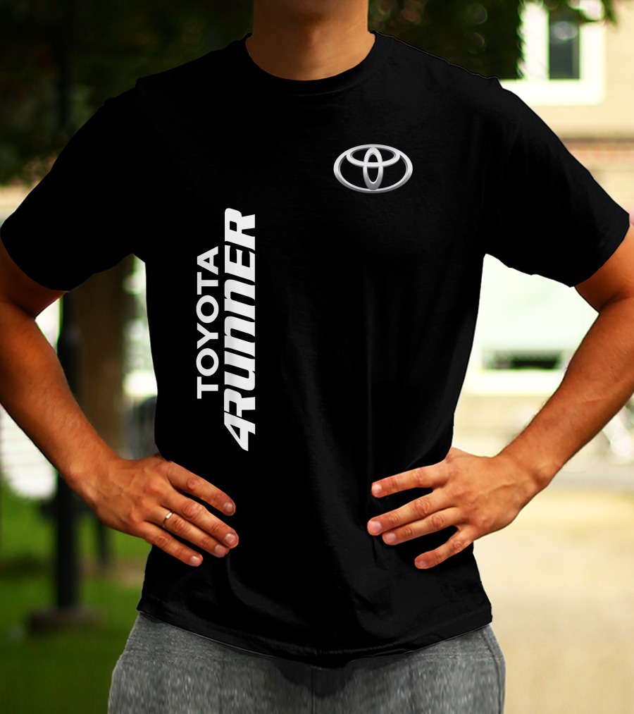 TOYOTA 4RUNNER Vertical Text With Toyota T-Shirt
