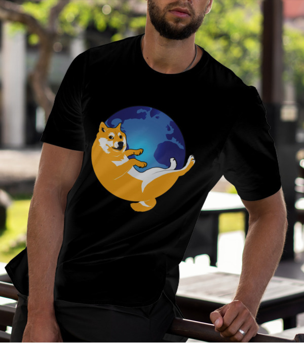 Doge Shibe Dog Earth Meme T-Shirt
