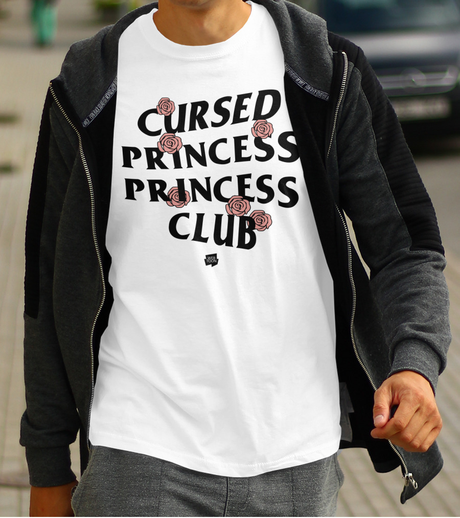 Cursed Princess Club Webtoon Merchandise Roses T-Shirt