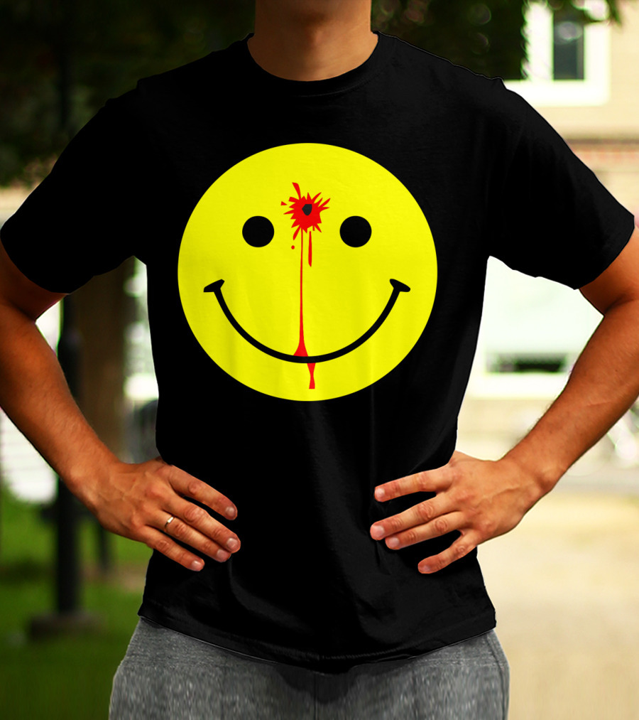 Have A Nice Day Smiley Face Blood Splatter T-Shirt