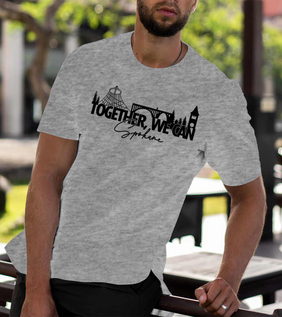 Together We Can Spokane Landmarks Collaboration T-Shirt