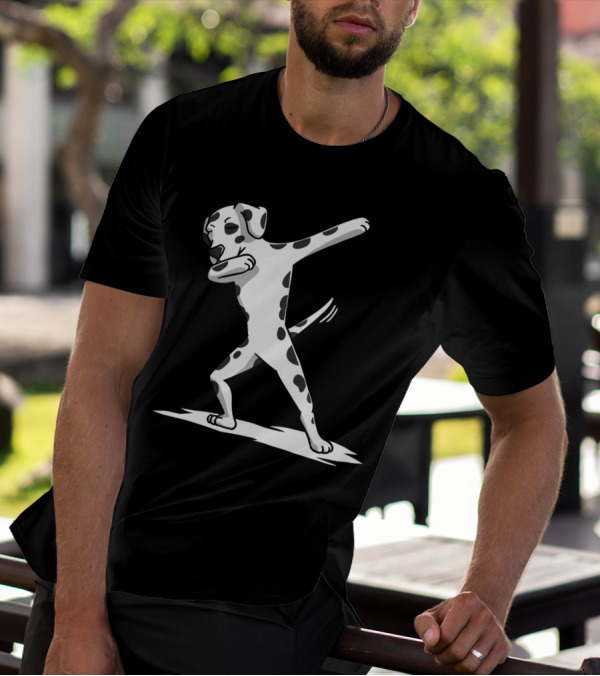 Dalmatian Dog Performing Classic Dab Dance Move T-Shirt