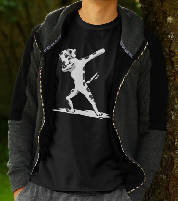 Dalmatian Dog Performing Classic Dab Dance Move T-Shirt