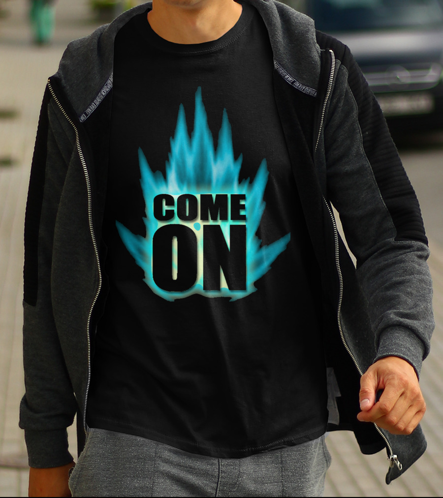 Come On Goku Super Saiyan Aura Burst T-Shirt