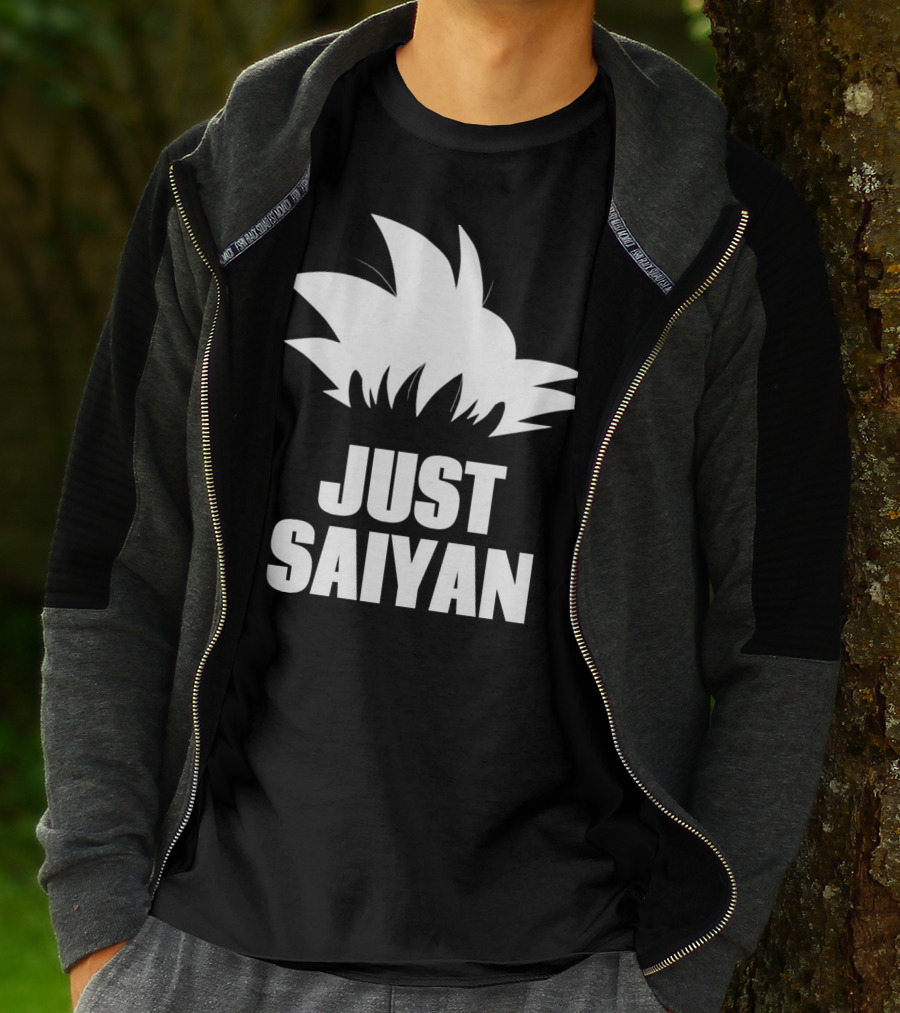 Just Saiyan Dragon Ball Z Super Saiyan Hair T-Shirt