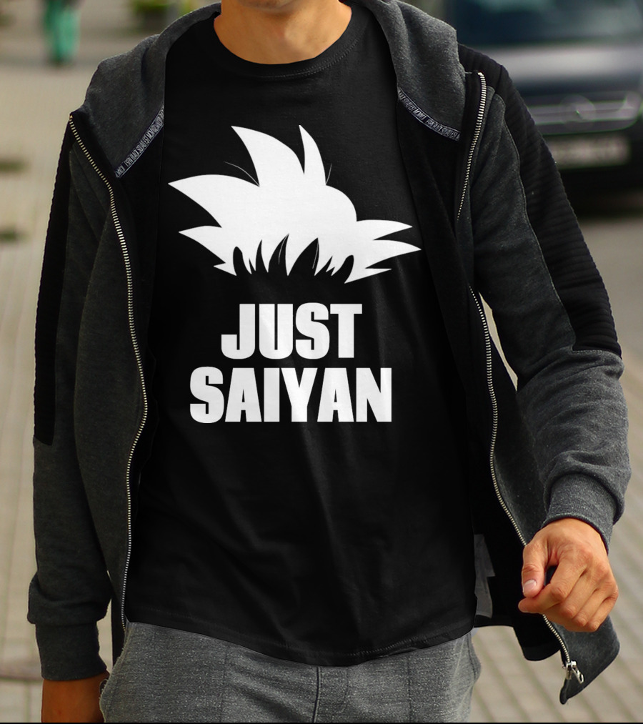 Just Saiyan Dragon Ball Z Super Saiyan Hair T-Shirt