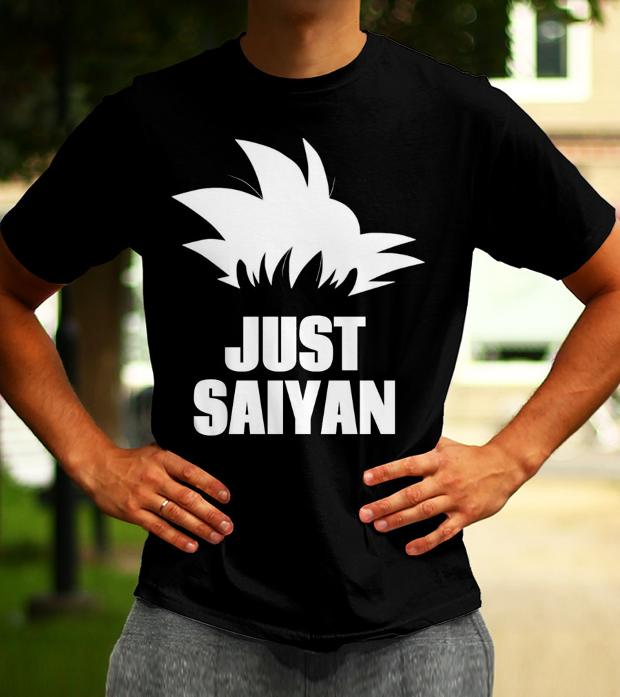Just Saiyan Dragon Ball Z Super Saiyan Hair T-Shirt