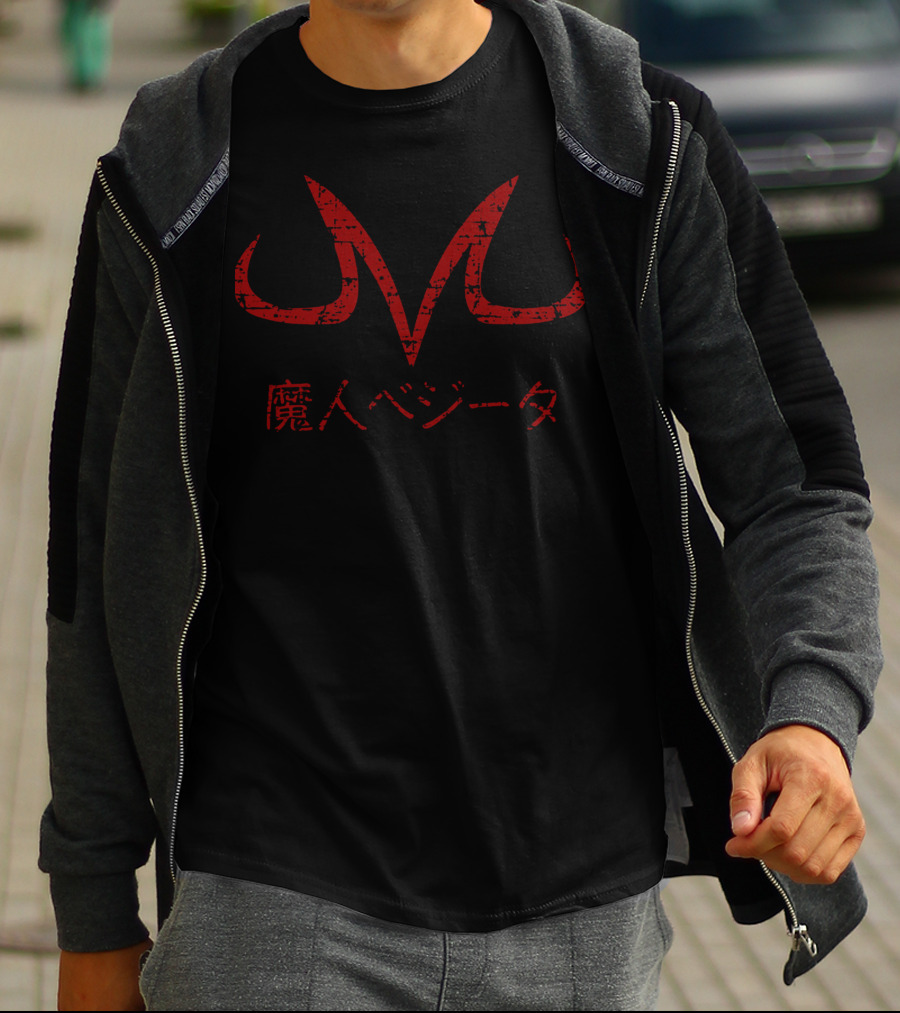 Majin Vegeta Symbol Red T-Shirt