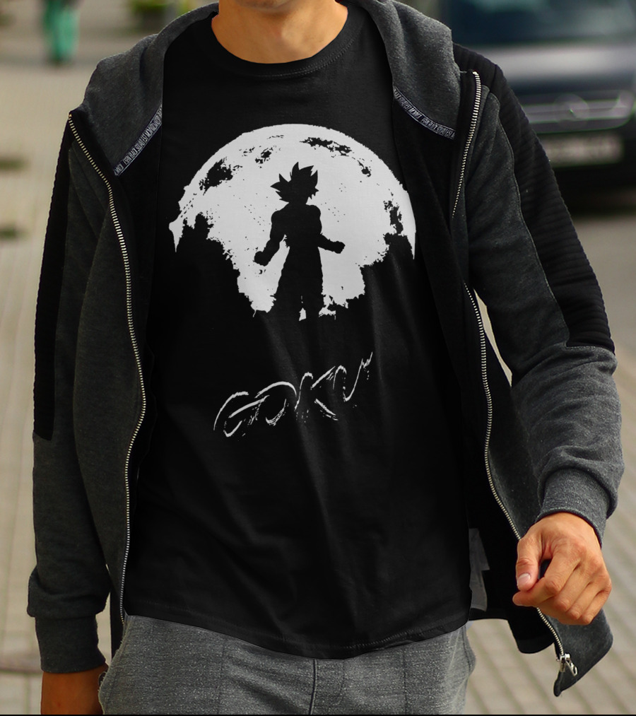 Goku Moon Hero T-Shirt